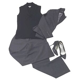 Cache Ribbed Sweater Vest Shawl Collar Knit Texture Sleeveless Pullover Cardigan